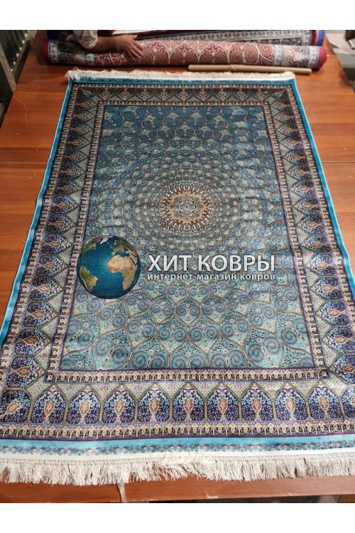 Иранский ковер Mishribi av 40445 Голубой